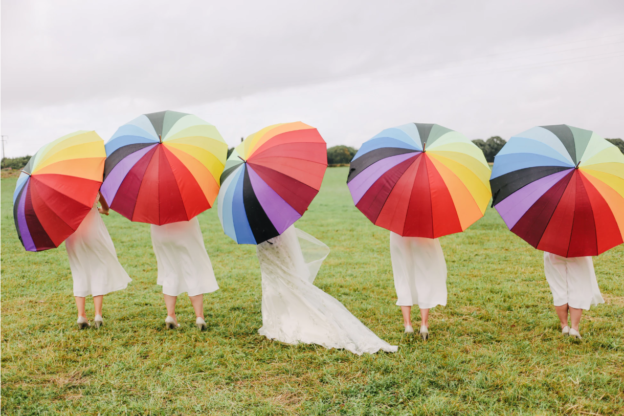 Umbrella wedding - Canvas Events