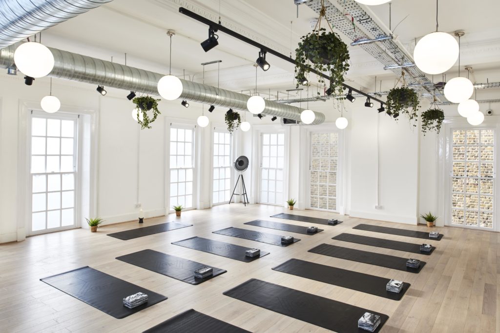 first floor at market hall fulham yoga event
