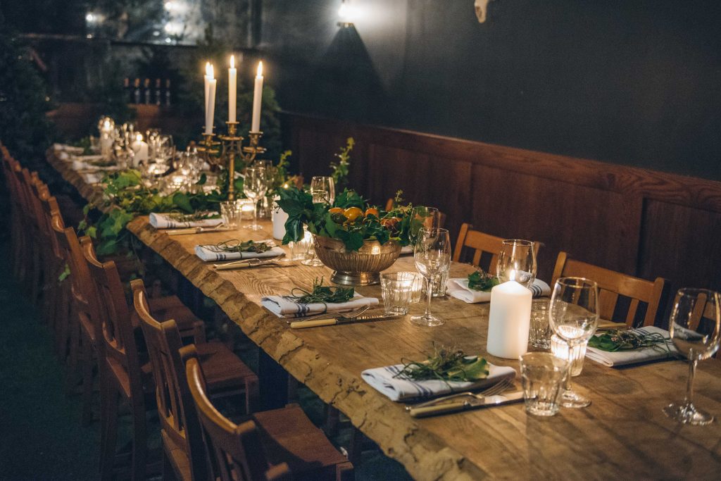 mac and wild private dining east london birthday party