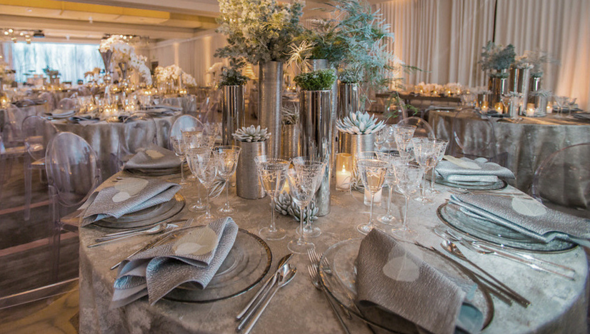 wedding decor for a winter wedding